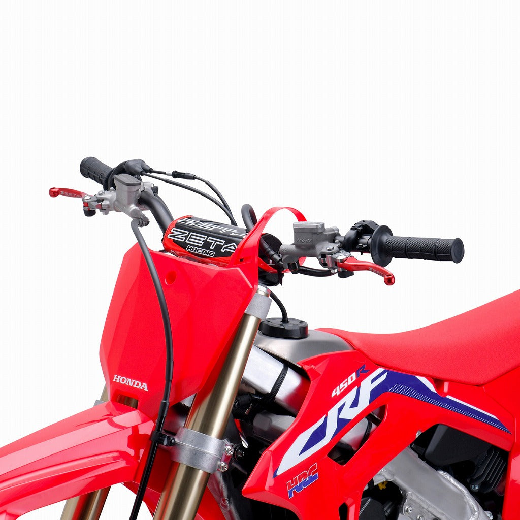 ZETA ピボットレバーセット FP 3フィンガー ブラック 黒 CRF450R CRF450RX