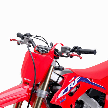 ZETA ピボットレバーセット FP 3フィンガー レッド 赤 CRF450R CRF450RX