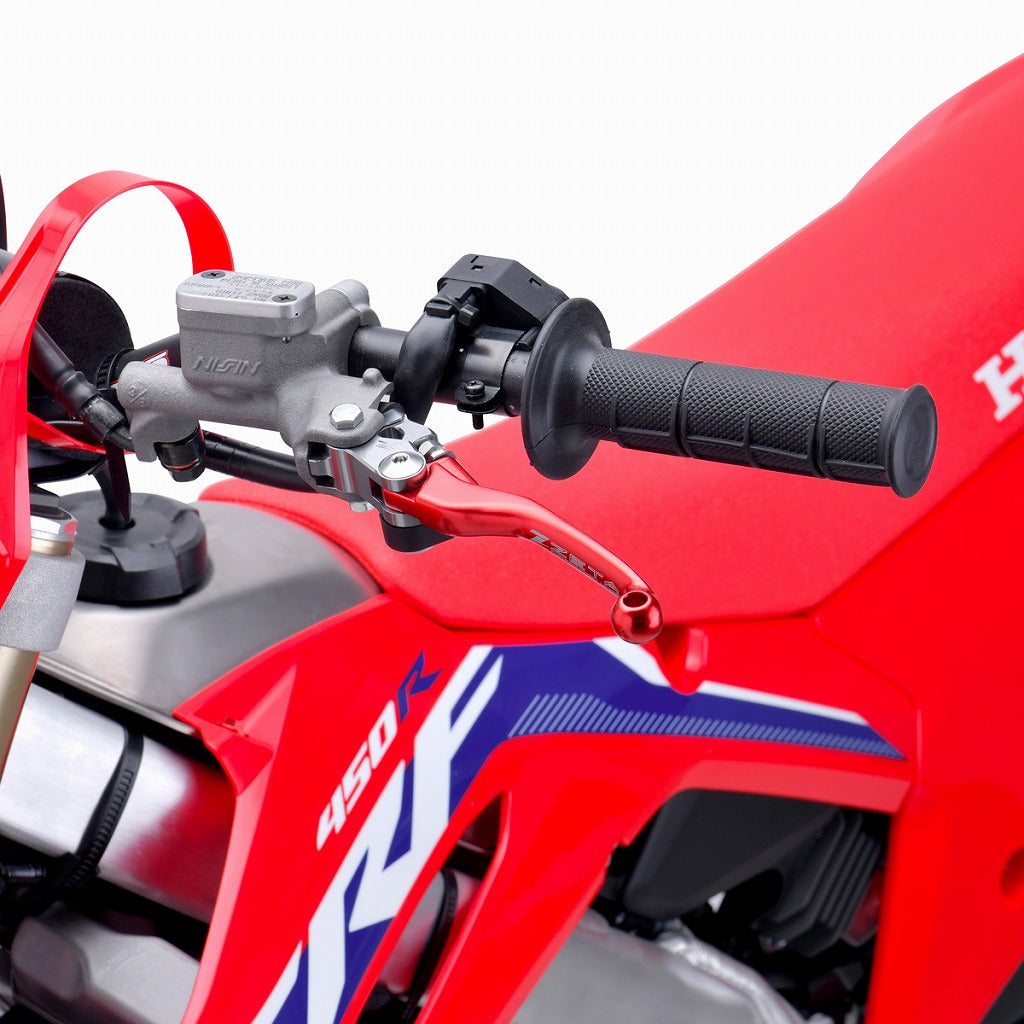 ZETA ピボットレバーセット FP 3フィンガー レッド 赤 CRF450R CRF450RX