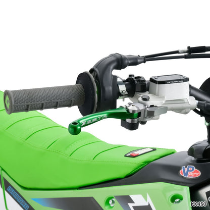 ピボットレバーセット FP 3フィンガー グリーン KX450 KX450X