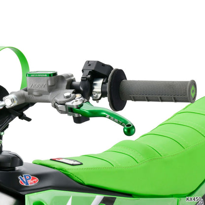 ピボットレバーセット FP 3フィンガー グリーン KX450 KX450X