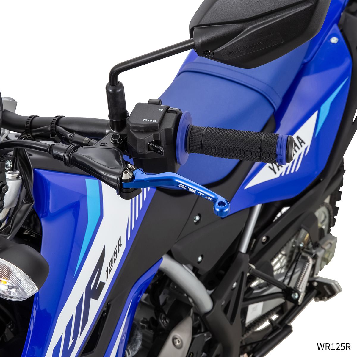 ピボットレバーセット CP 3フィンガー ブルー WR125R WR155R