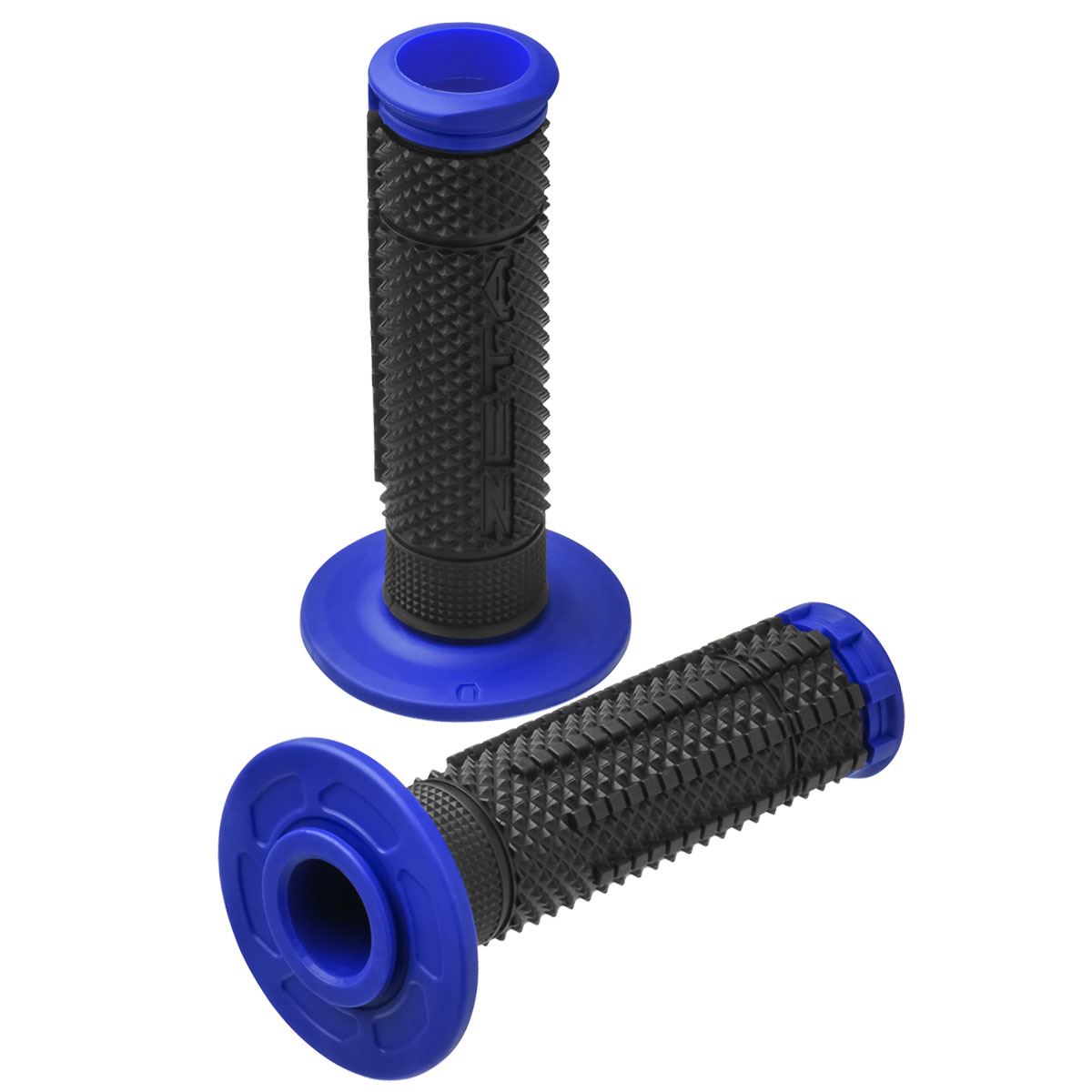 ZETA エッジグリップ ブルー/ブラック 径22.2mm オープンエンド