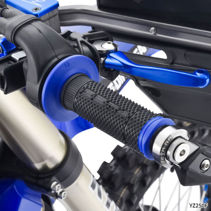 ZETA エッジグリップ ブルー/ブラック 径22.2mm オープンエンド