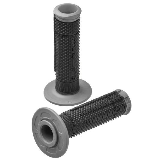 ZETA Edge Grip Grey/Black 22.2mm Diameter Open End