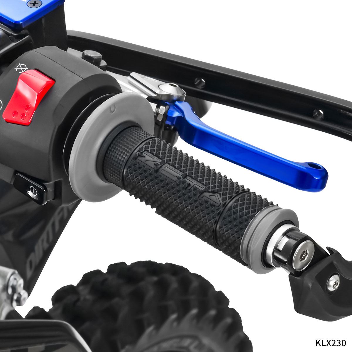 ZETA エッジグリップ グレー/ブラック 径22.2mm オープンエンド