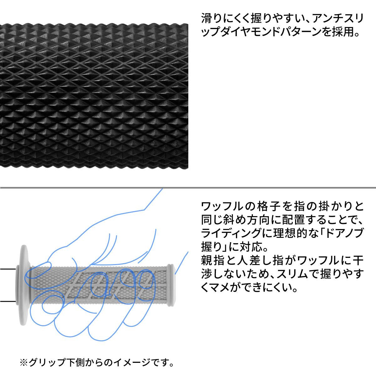 ダートグリップ ブルー オープンエンド