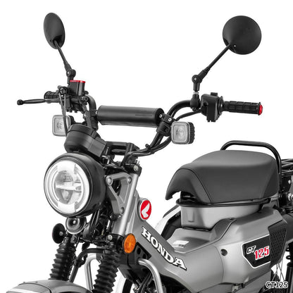 スクランブラーバーパッド& ハンドルブレース セット ブラック バーパッド200mm ブレース長220mm 256g CL250 GB350S