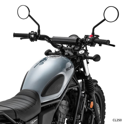 スクランブラーバーパッド& ハンドルブレース セット ブラック バーパッド200mm ブレース長220mm 256g CL250 GB350S