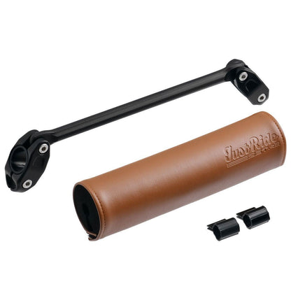 スクランブラーバーパッド& ハンドルブレース セット ブラウン バーパッド200mm ブレース長220mm 256g CL250 GB350S