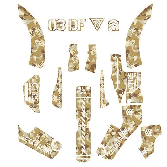 ZETA Graphic Kit Sand Beige CT125