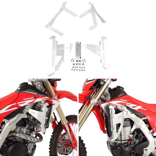 Radiator guard for CRF450L