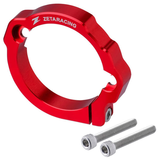 Exhaust Flange Guard Red 78x86mm 1pc KTM Husqvarna GasGas