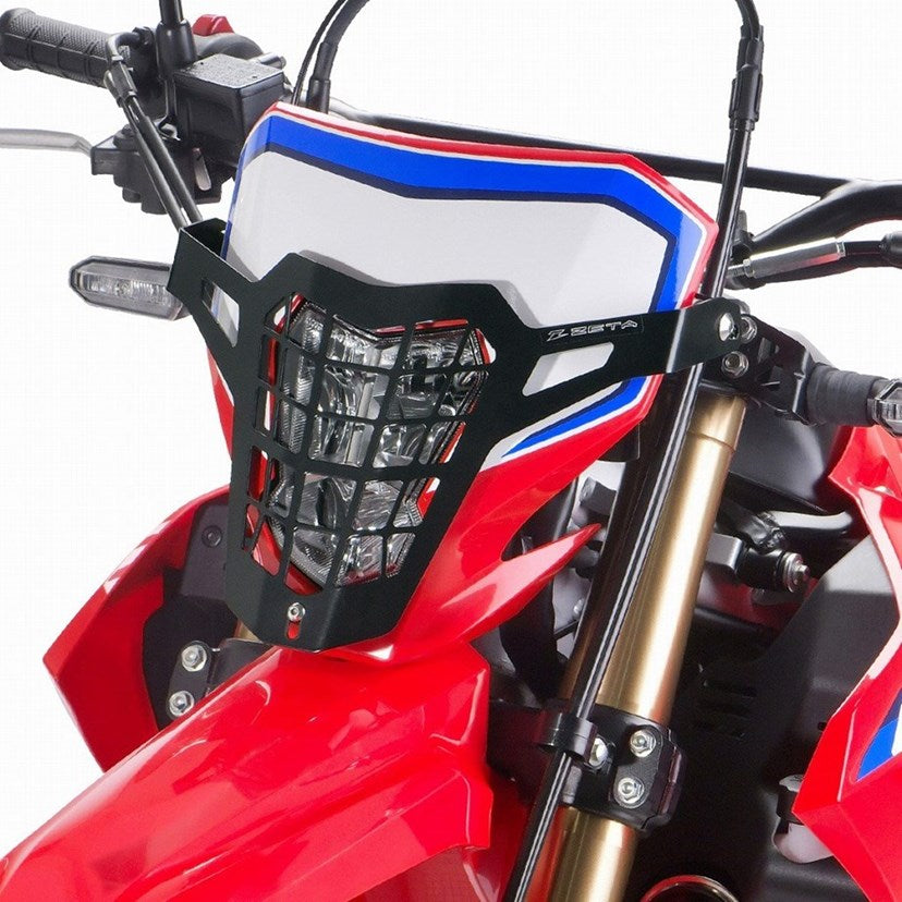 ヘッドライトガード ステンレスメッシュ マットブラック 2mm CRF250L(S)