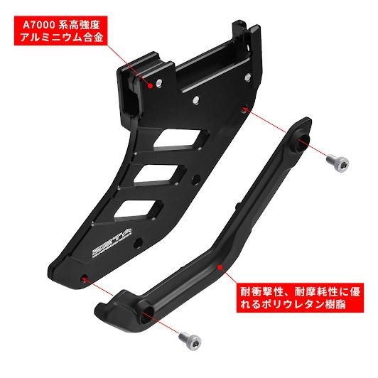 リヤブレーキディスクガード ブラック EXC/XC-W SX/XC