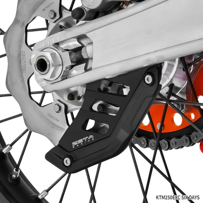 リヤブレーキディスクガード ブラック 328g KTM 150/250/300/350/450/500EXC-F 125/250/300SX 250/350/450SX-F 150SX