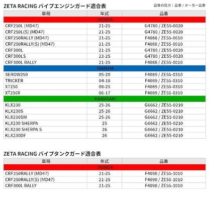 パイプエンジンガード ブラック KLX230/S/SM/シェルパ '25-