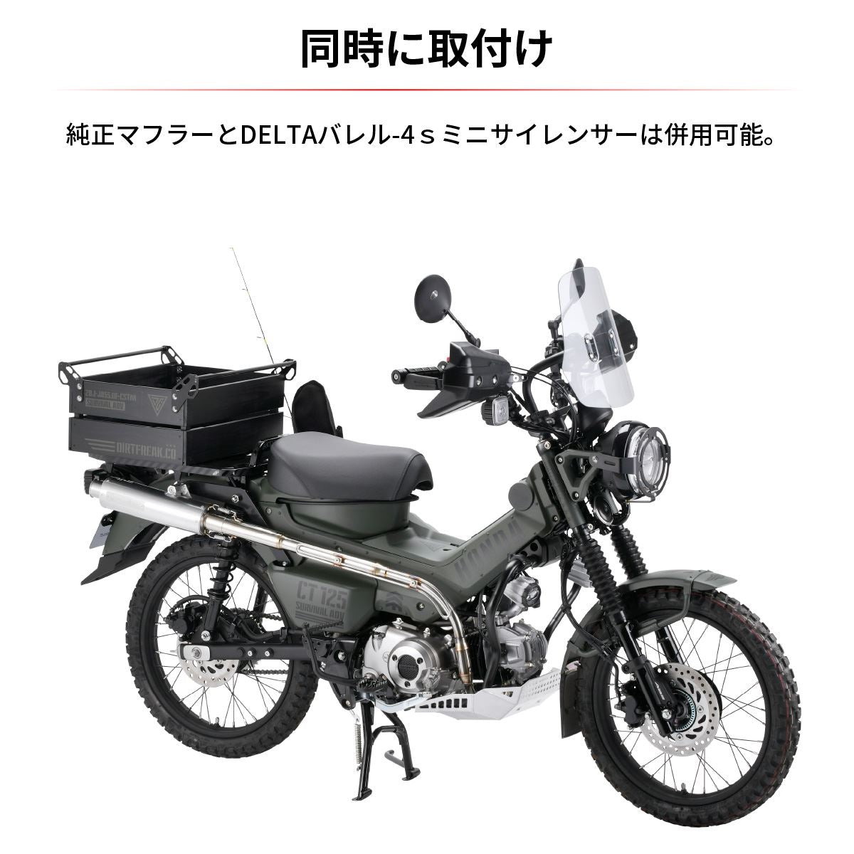 ZETA エンジンプロテクション アンダーフレームキット CT125