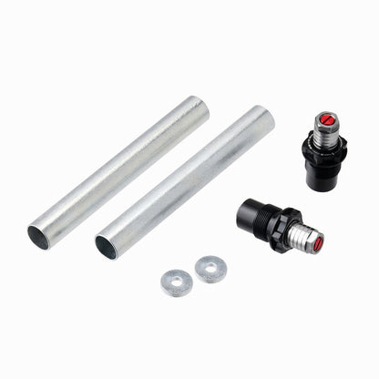 フロントフォークトップキャップ イニシャルアジャスター ブラック/チタン CT125 左右セット