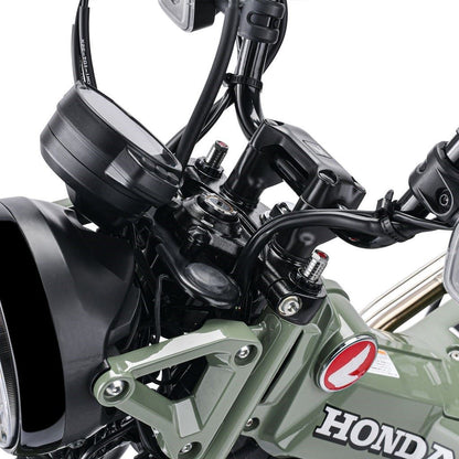 フロントフォークトップキャップ イニシャルアジャスター ブラック/チタン CT125用