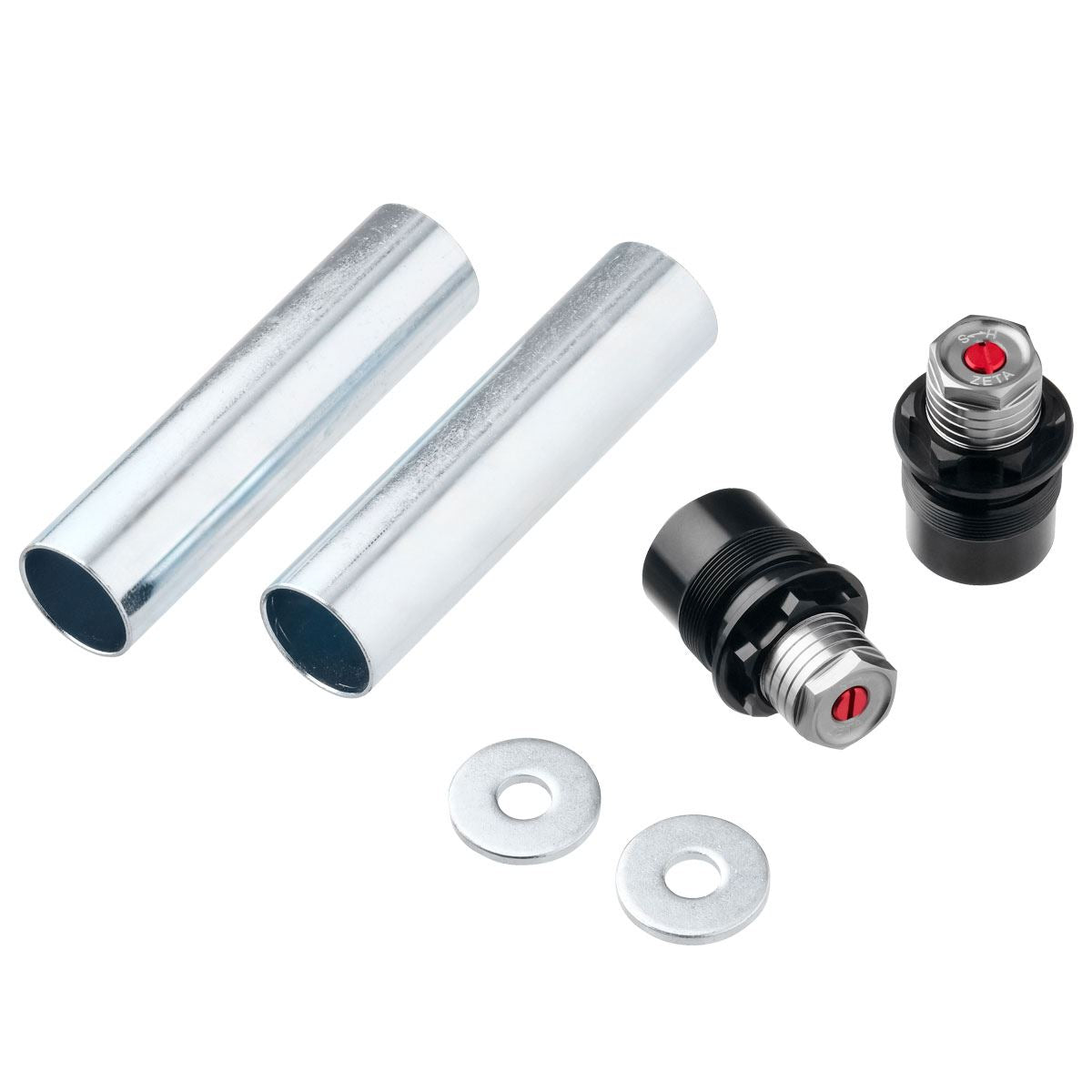 ZETA フロントフォークトップキャップイニシャルアジャスター ブラック セロー250