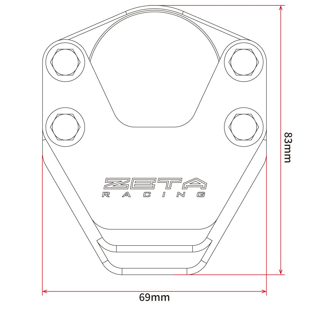 サイドスタンドエクステンダー ブラック/シルバー WR125R WR155R XTZ125