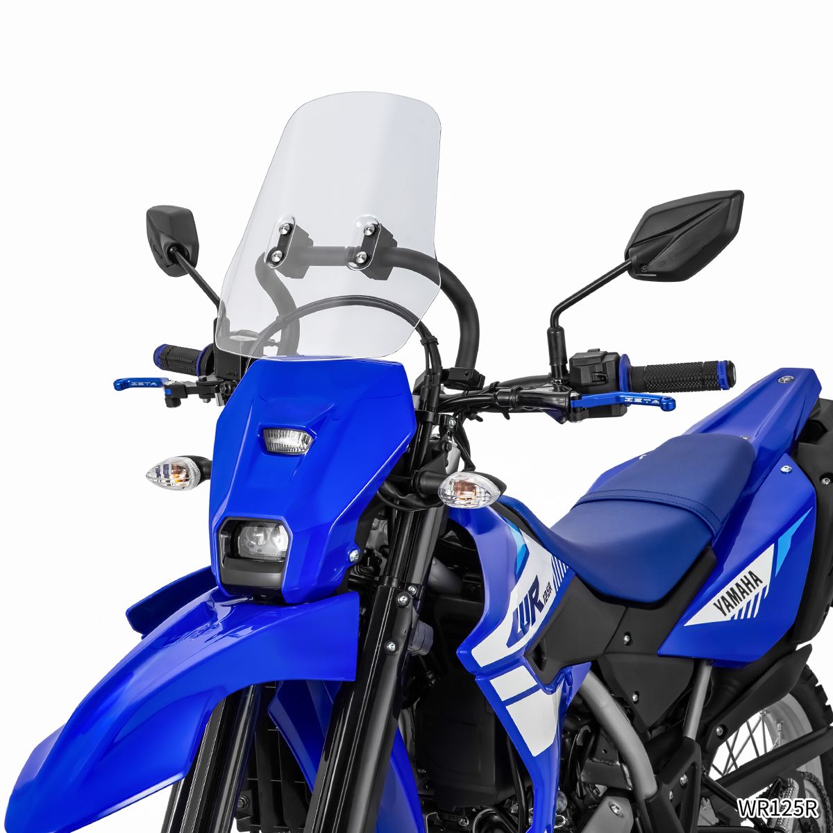アドベンチャーウィンドシールド ライトスモーク 高さ334×幅295mm WR125R