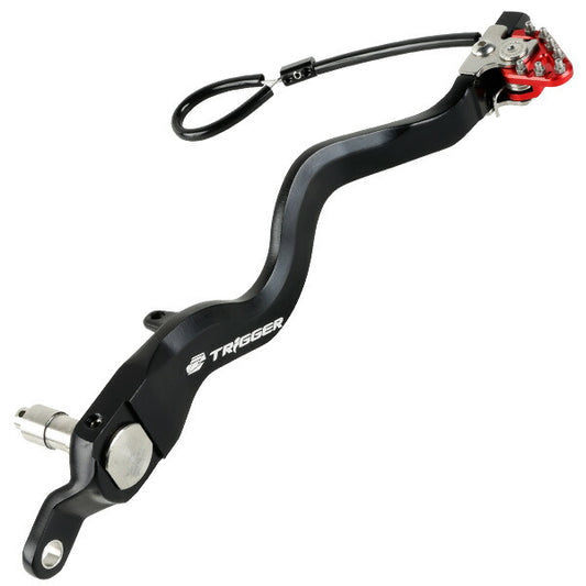 ブレーキペダル KLX250/D-トラッカー レッド 赤