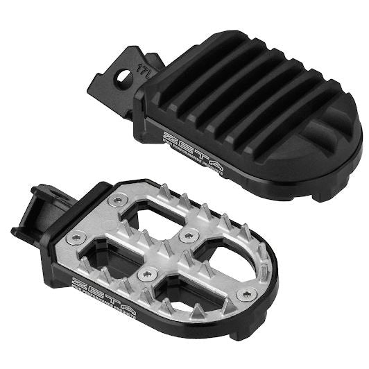 ZETA Adventure Footpegs Black V-Strom