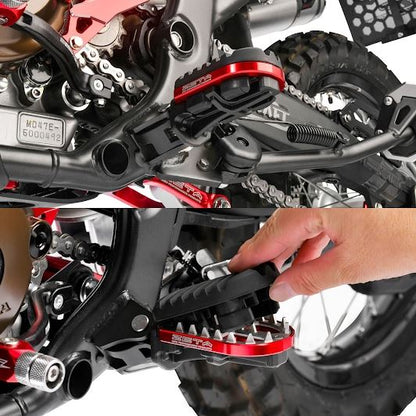 ZETA アドベンチャーフットペグ ブラック KTM