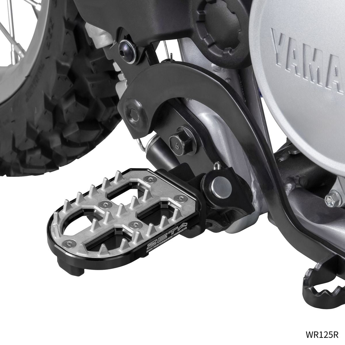アドベンチャーフットペグ ブラック 高さ50×幅60×奥行135mm WR125R
