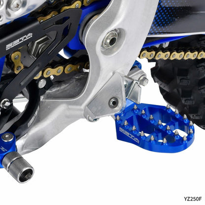 アルミフットペグ ブルー YZ250F YZ450F YZ250FX YZ450FX WR250F WR450F