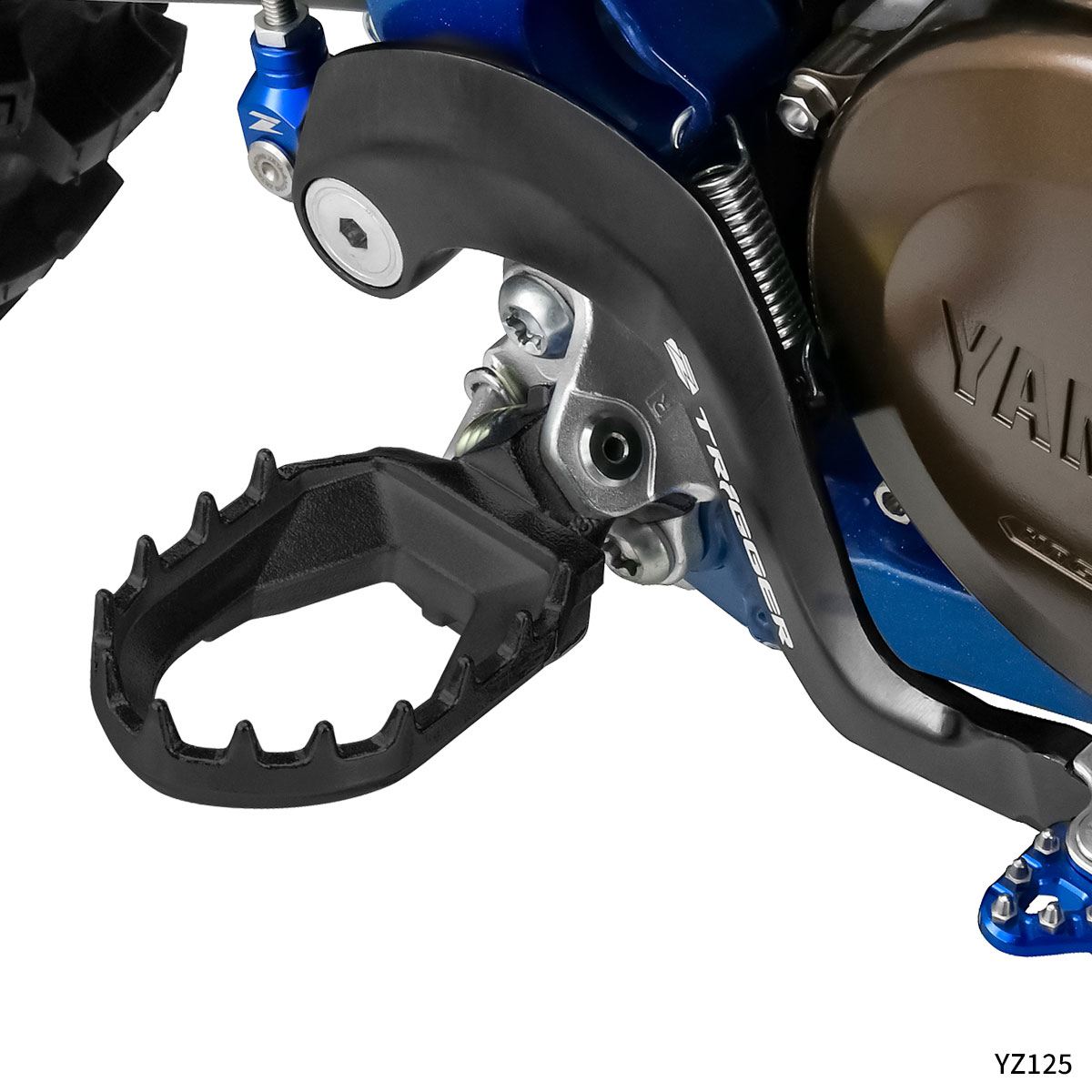 マックスフットペグ ブラック 幅60mm YZ65/85 YZ125/250/450 WR250F/450F