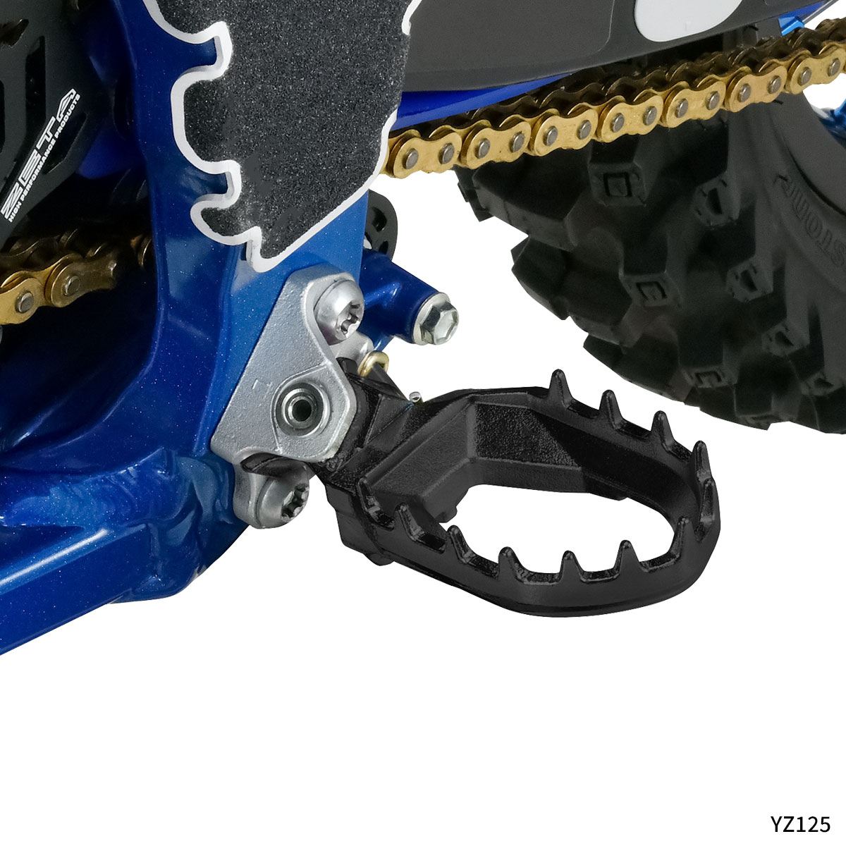 マックスフットペグ ブラック 幅60mm YZ65/85 YZ125/250/450 WR250F/450F
