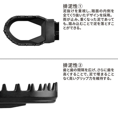 マックスフットペグ オイルスリック 幅60mm KTM