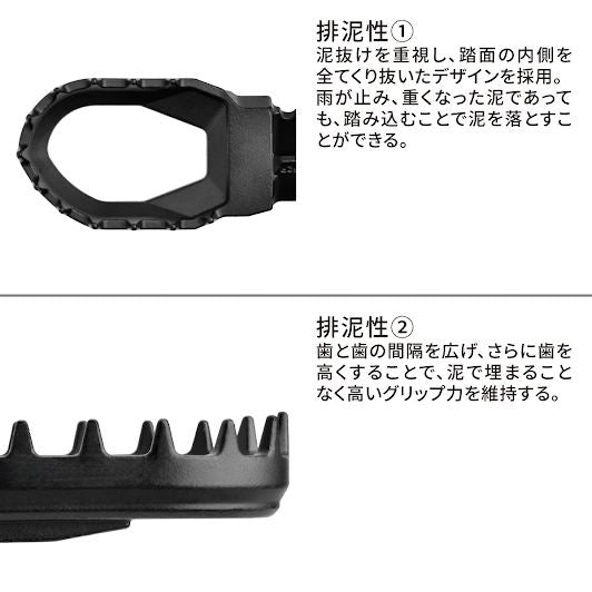 ZETA Max Footpegs Black