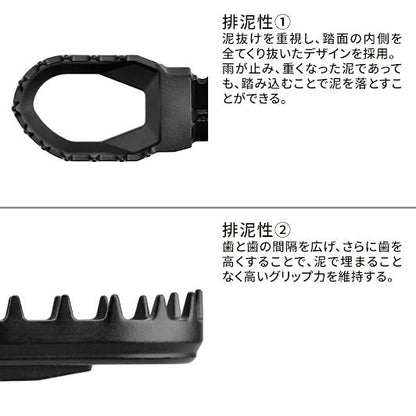 ZETA Max Footpegs Black