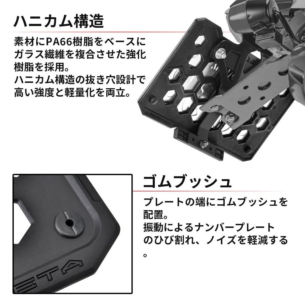 プロテクションナンバープレートホルダー