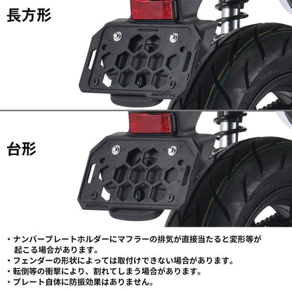プロテクションナンバープレートホルダー
