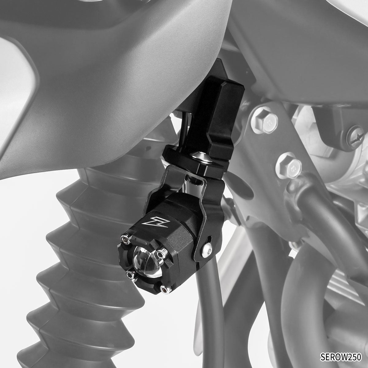 LED フォグライト ブラック 38×38×53mm 120ｇ