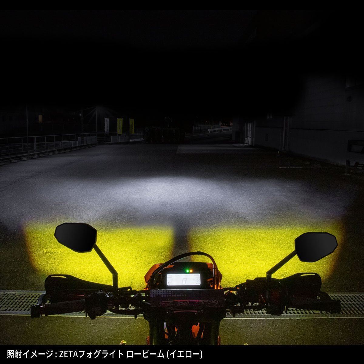 LED フォグライト ブラック 38×38×53mm 120ｇ