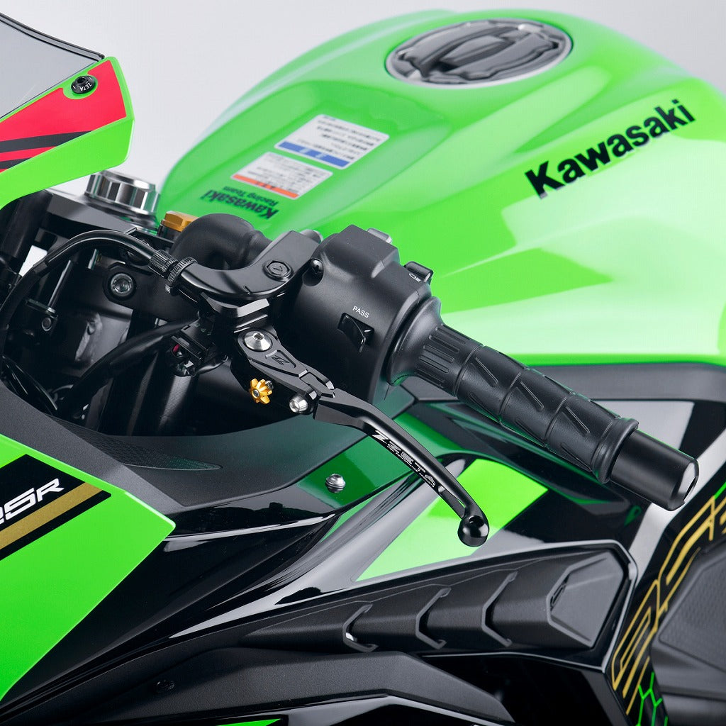 ZETA パイロットレバーセット ブラック 黒 ZX-25R ニンジャ650