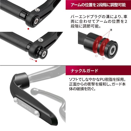 ソニックハンドガード PCキット スモーク M6タイプ – バイクマン