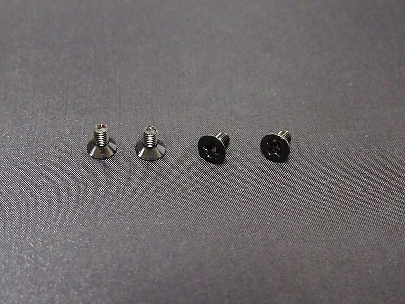 タンクエンブレムボルト ブラックメッキ 4本入 Z1/Z2