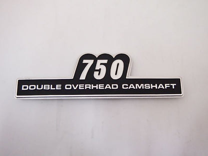 Side cover emblem with nut, 1 piece, Z2 (1973-1975)