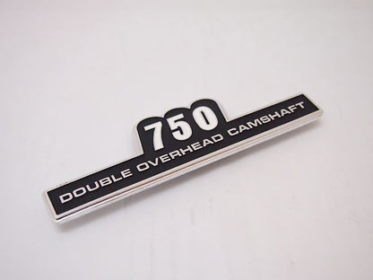 Side cover emblem with nut, 1 piece, Z2 (1973-1975)