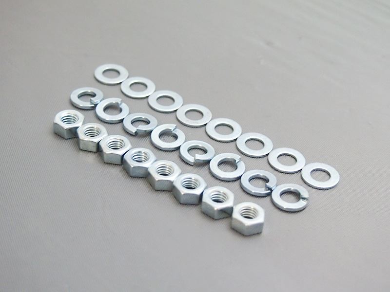 エキゾーストマフラー取付ナットセット 6mm 各8個入 Z1