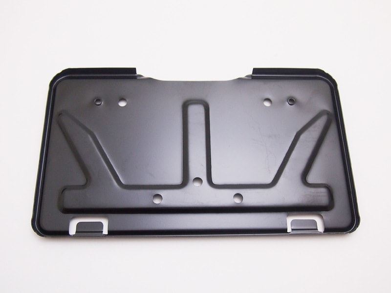 License Plate Base, Black, 1 pc, Universal