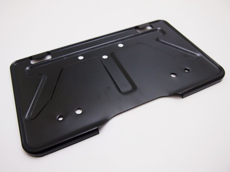 License Plate Base, Black, 1 pc, Universal