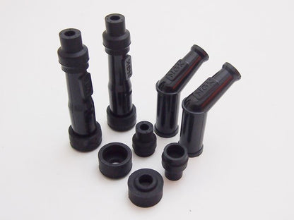 Spark plug cap, NGK, black, one set, universal